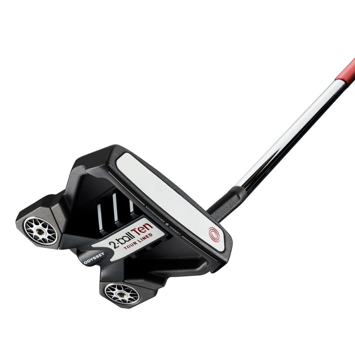 Ten Red Small Slant 2-Ball Lined Odyssey