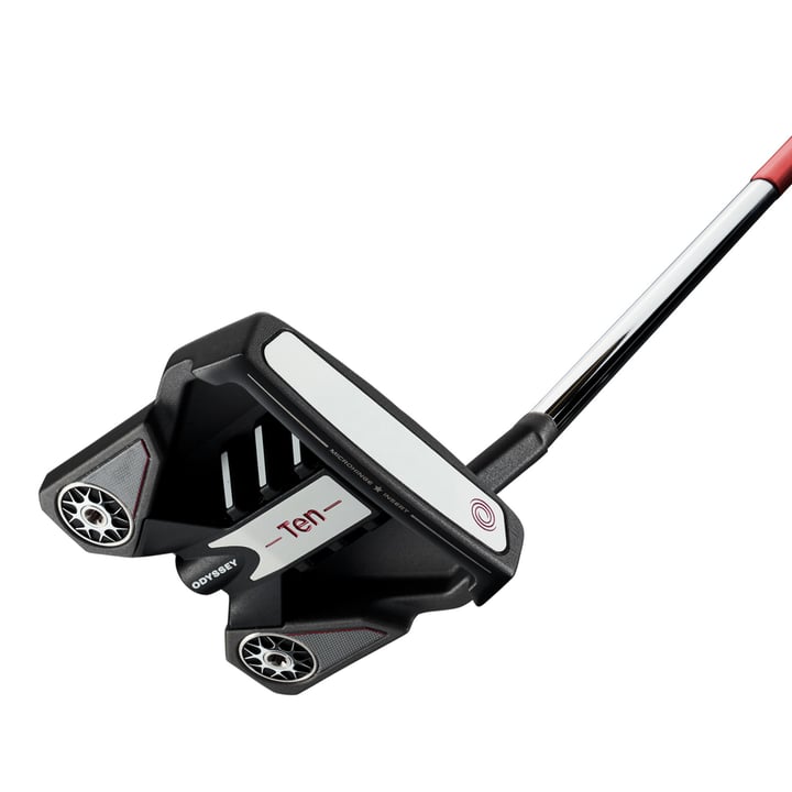 Ten Red Small Slant Lined Odyssey