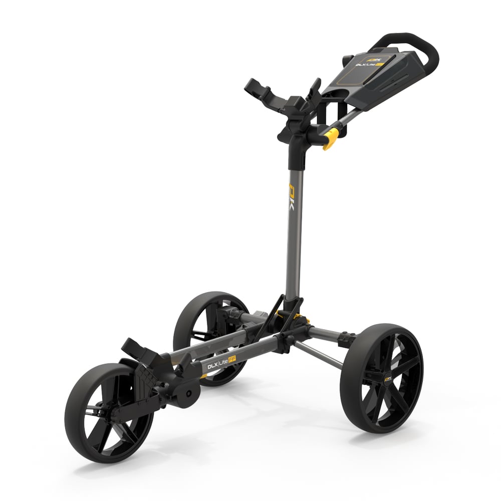 DLX Lite Flatfold Push Trolley PowaKaddy