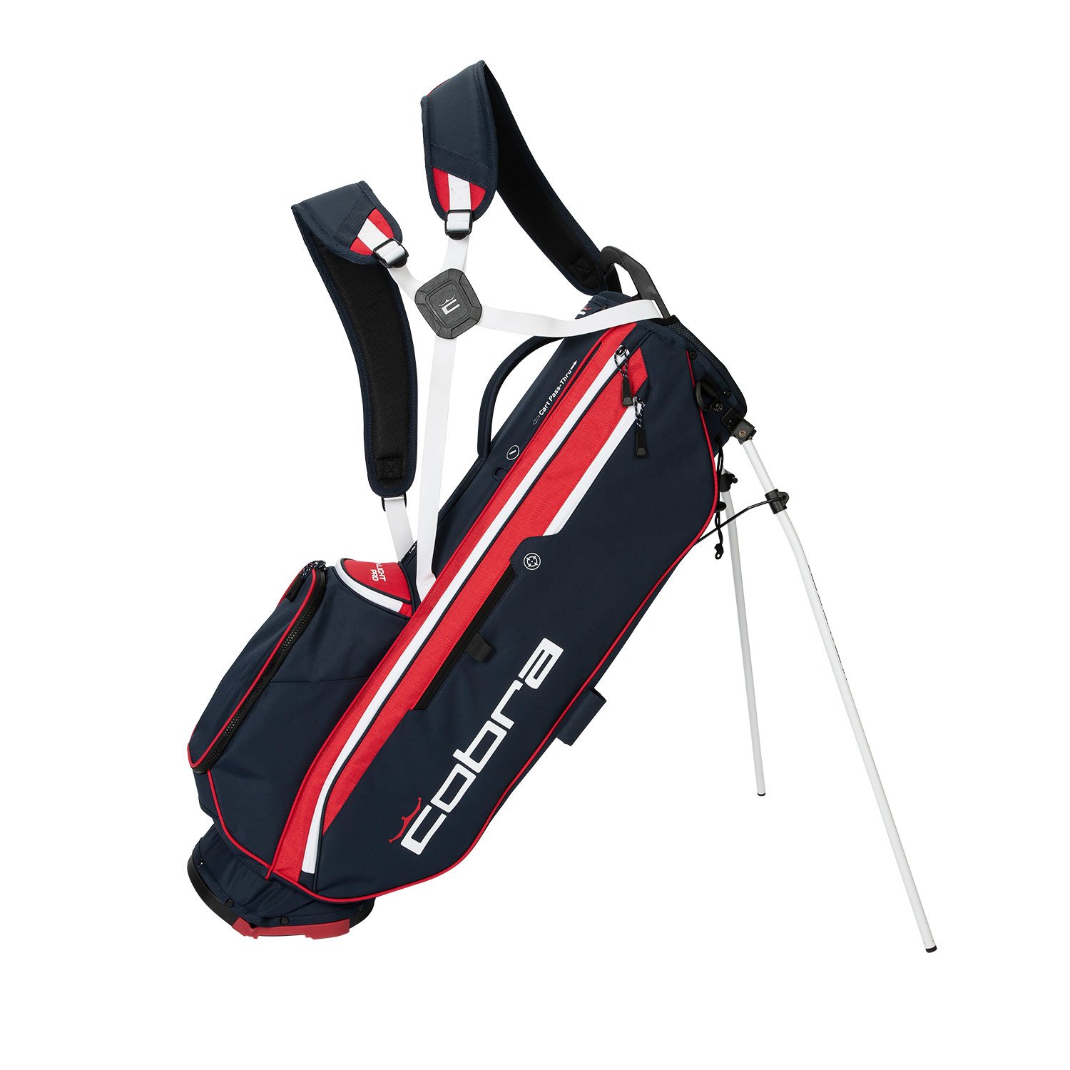 Ultralight Pro Stand Bag Rød Sort Hvid