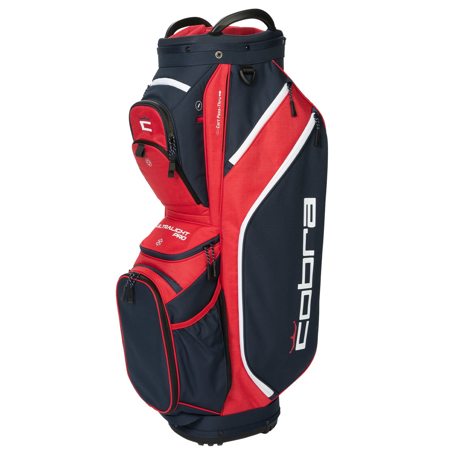 Ultralight Pro Cart Bag Blau Rot Weiß