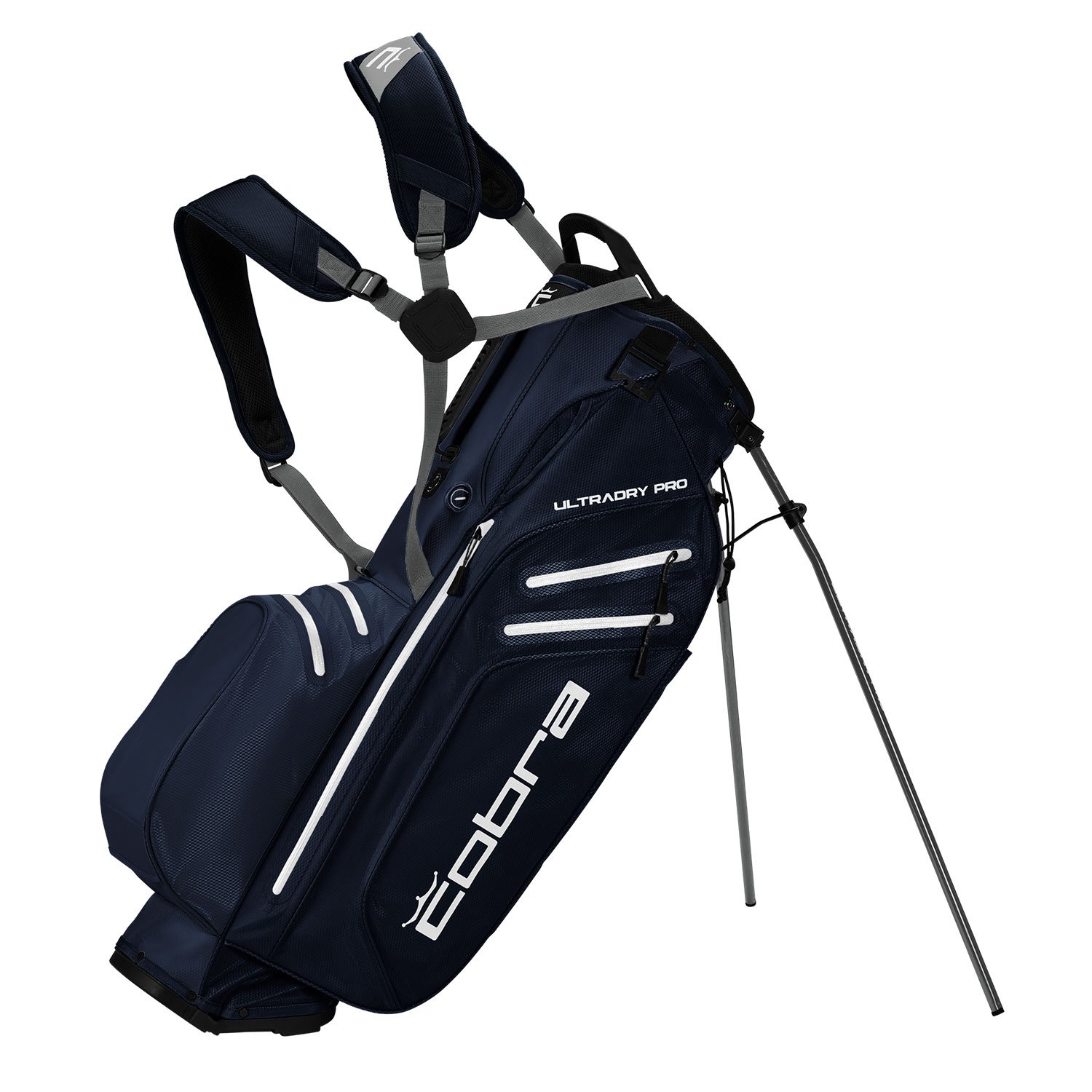 Ultradry Pro Stand Bag Sort Hvid