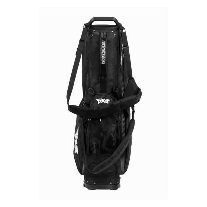 Jacquard Woven Fairway Camo Carry Stand Svart PXG