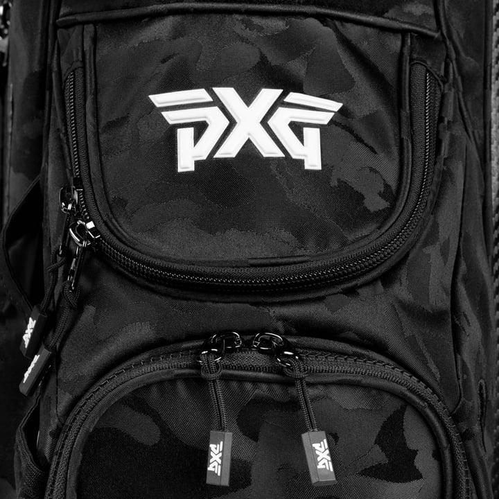 Jacquard Woven Fairway Camo Carry Stand Svart PXG