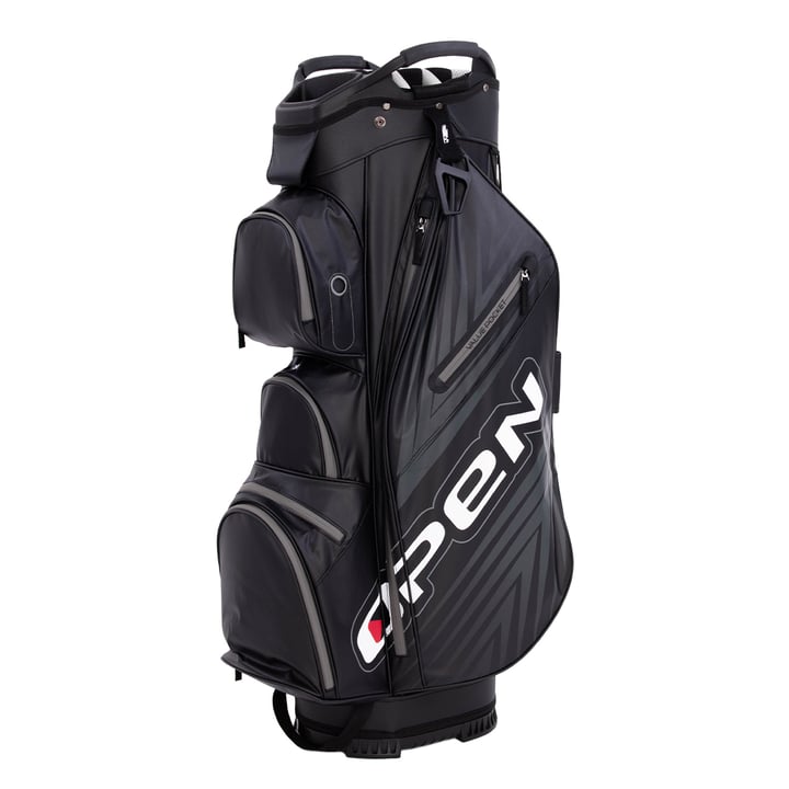 Waterproof Cartbag Svart Open