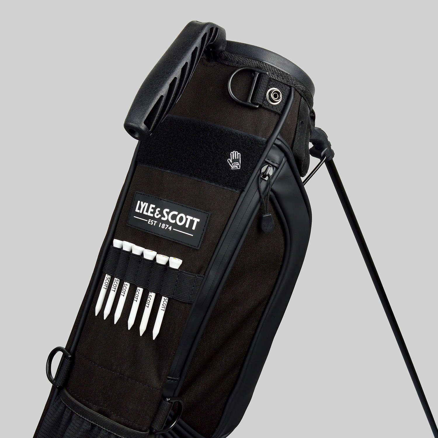 5.3 Golf Bag Schwarz Lyle & Scott