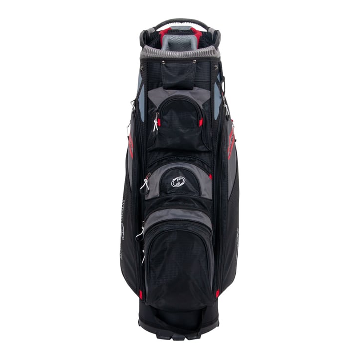 EXE cartbag Sort Rød Spalding