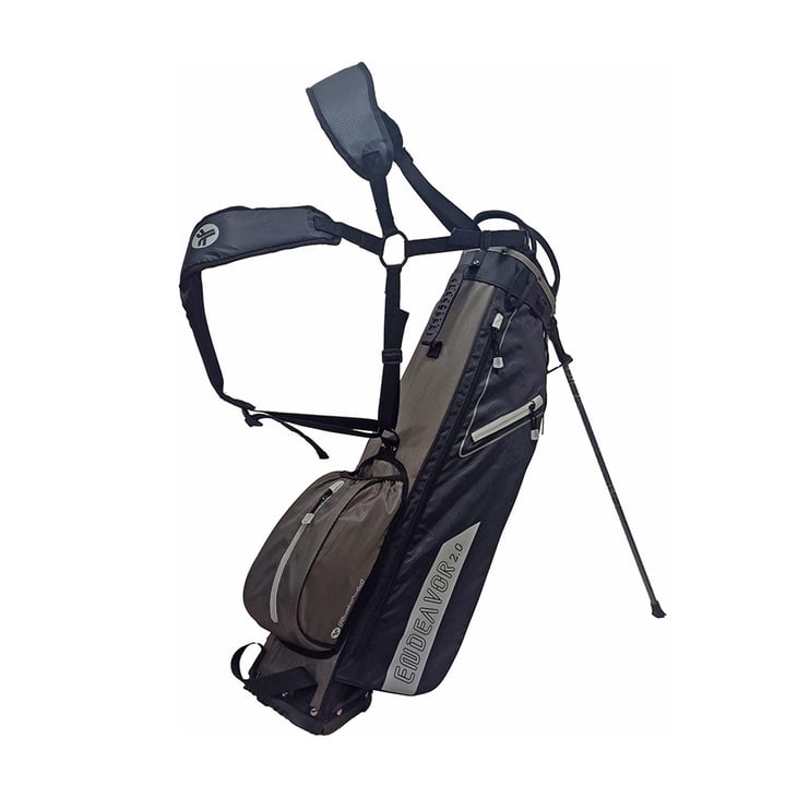 Endeavor Stand Bag Svart Grå Fastfold