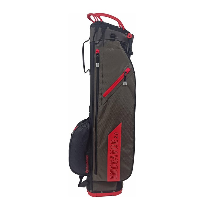 Endeavor Stand Bag Grå Röd Fastfold