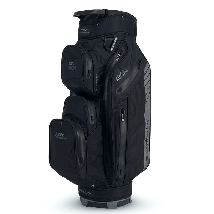 Dri-Tech MagLock Cartbag Schwarz Grau PowaKaddy