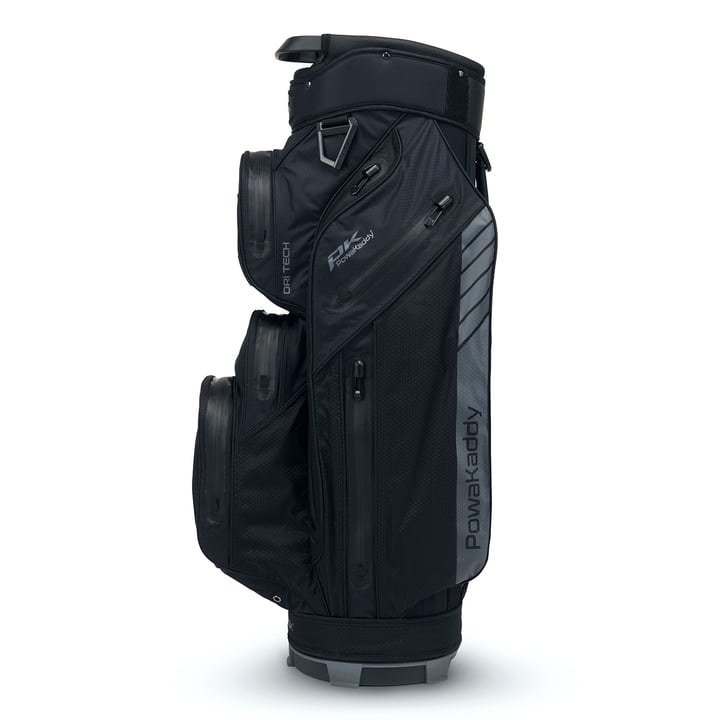 Dri-Tech MagLock Cartbag Musta Harmaa PowaKaddy