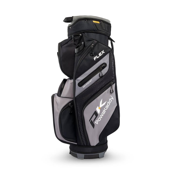 Flex MagLock Cartbag Black Gray PowaKaddy Flex MagLock Cartbag Black Gray PowaKaddy