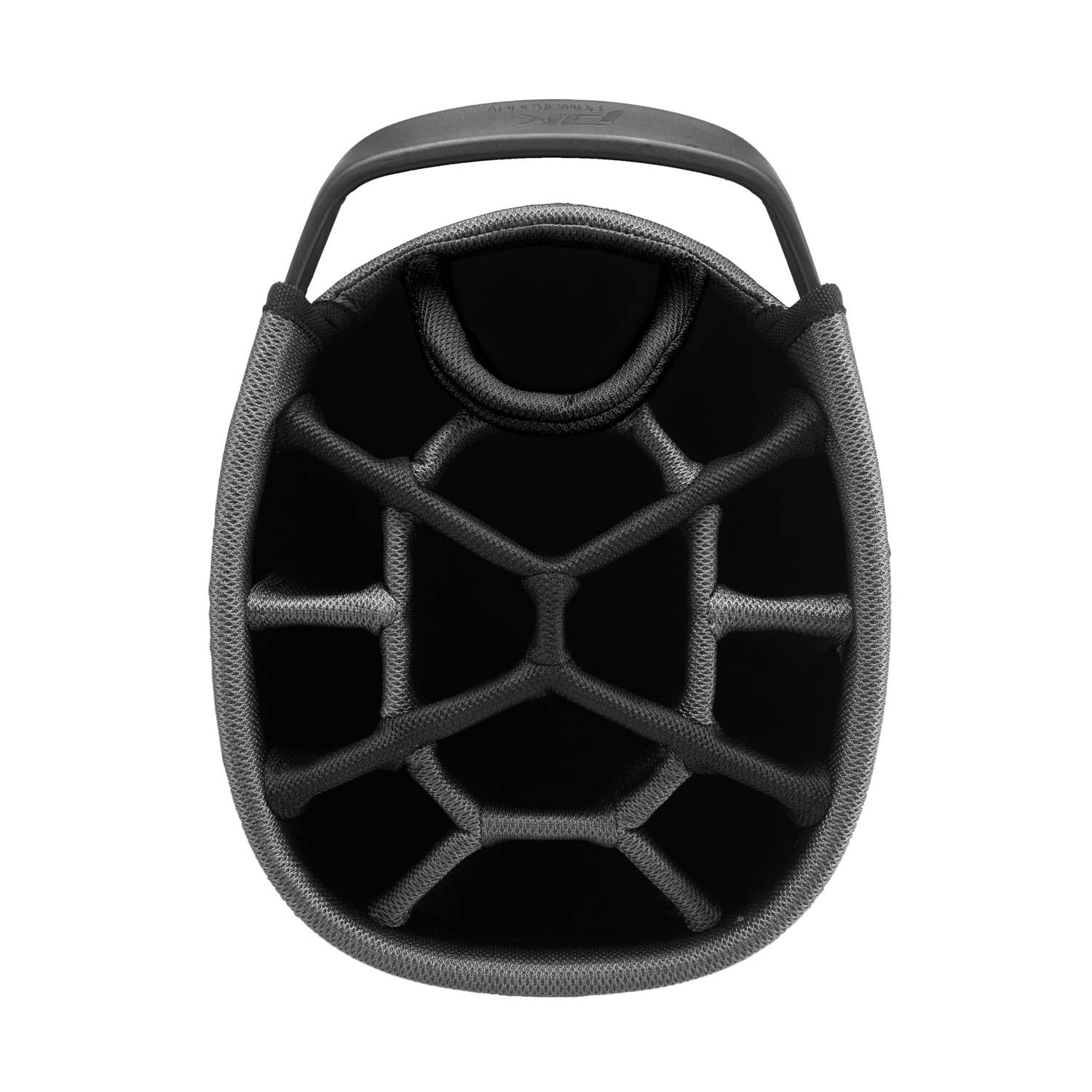 Flex MagLock Cartbag Sort Grå PowaKaddy