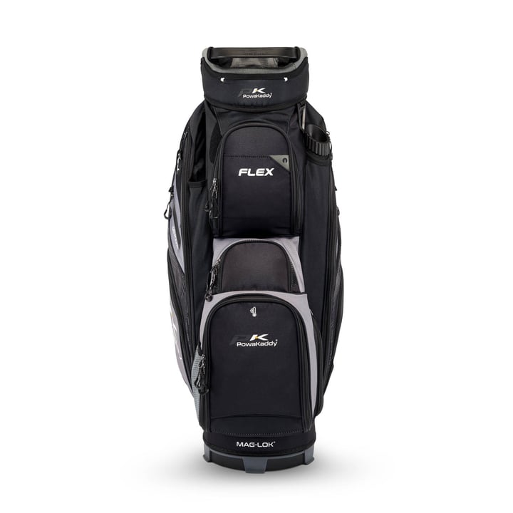 Flex MagLock Cartbag Black Gray PowaKaddy Flex MagLock Cartbag Black Gray PowaKaddy