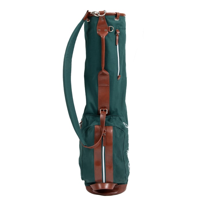 Vintage Carry Bag Green White Bogeys & Birdies Vintage Carry Bag Green White Bogeys & Birdies