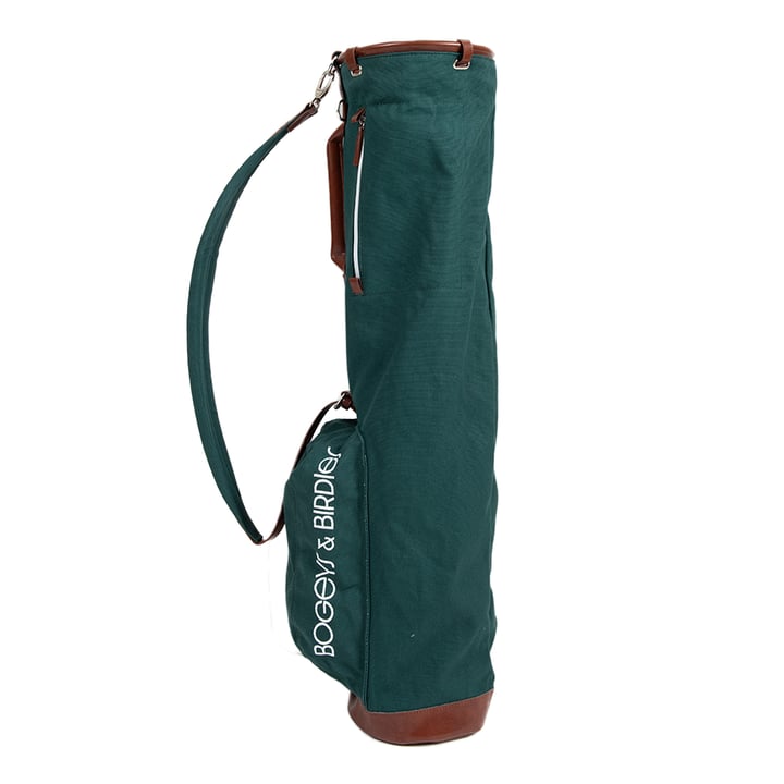 Vintage Carry Bag Green White Bogeys & Birdies Vintage Carry Bag Green White Bogeys & Birdies