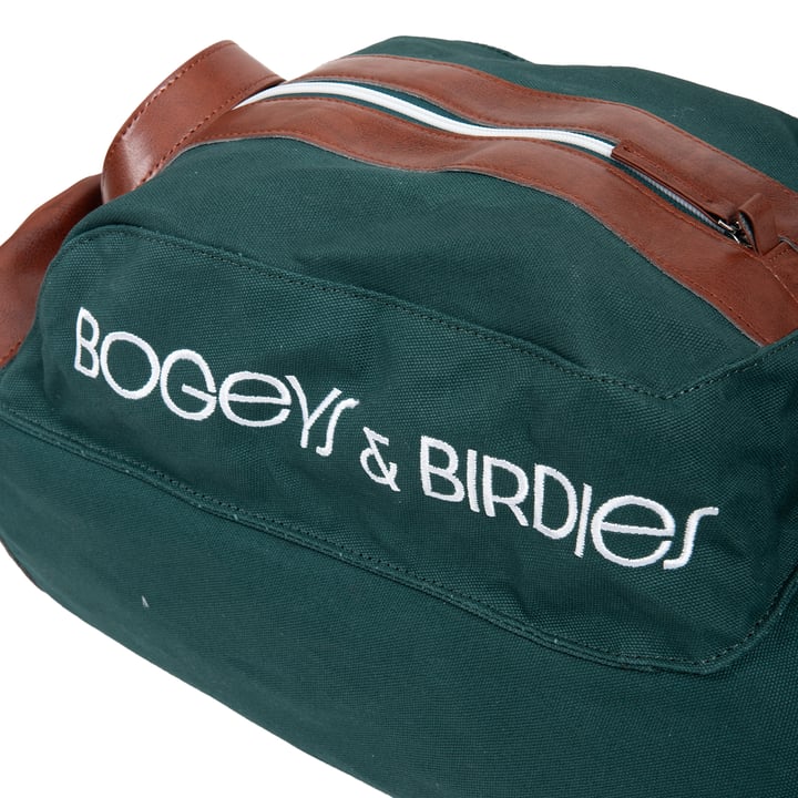 Vintage Carry Bag Green White Bogeys & Birdies Vintage Carry Bag Green White Bogeys & Birdies