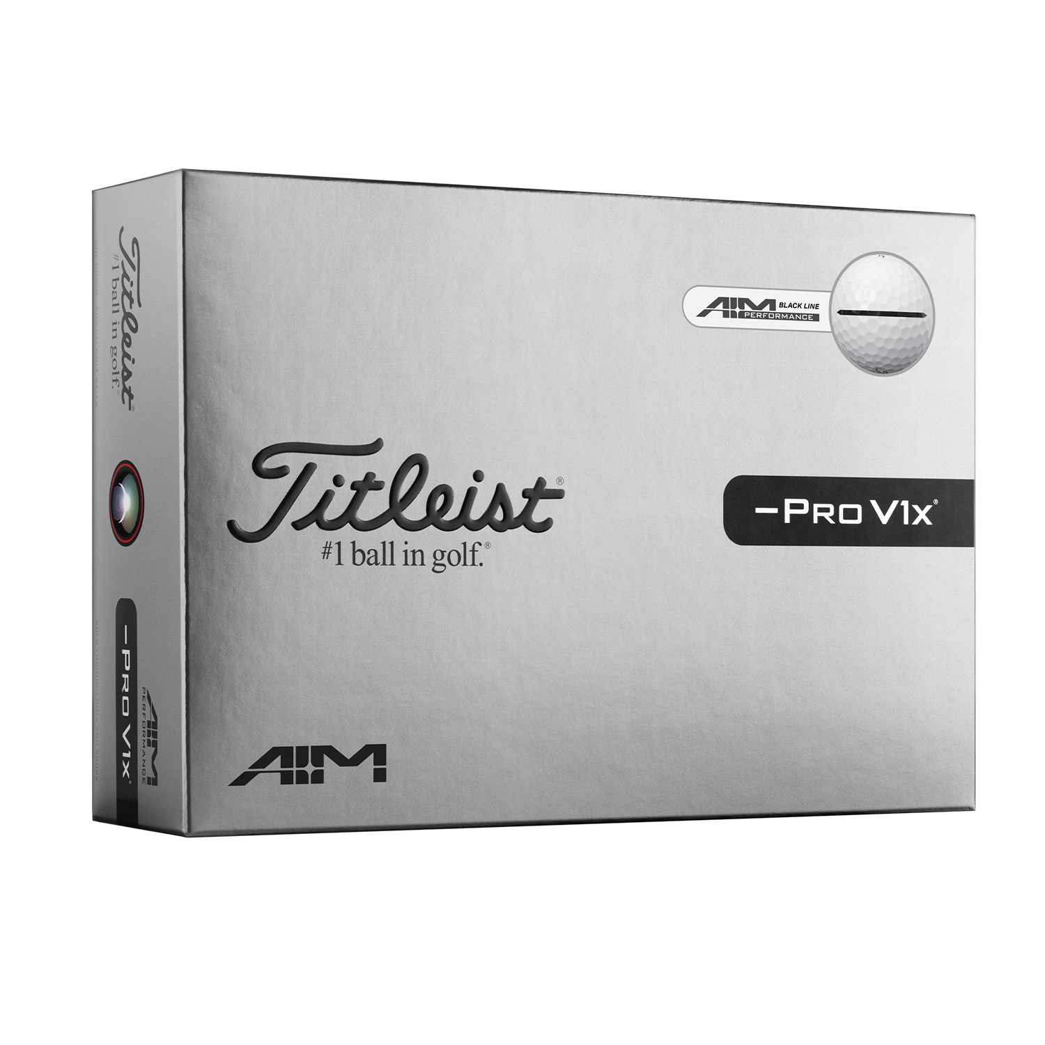 Pro V1x Left Dash AIM Performance Align Weiß