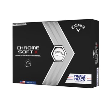 Chrome Soft X Triple Track 22 Hvid Callaway
