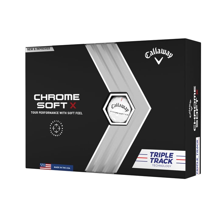 Chrome Soft X Triple Track 22 Hvid Callaway