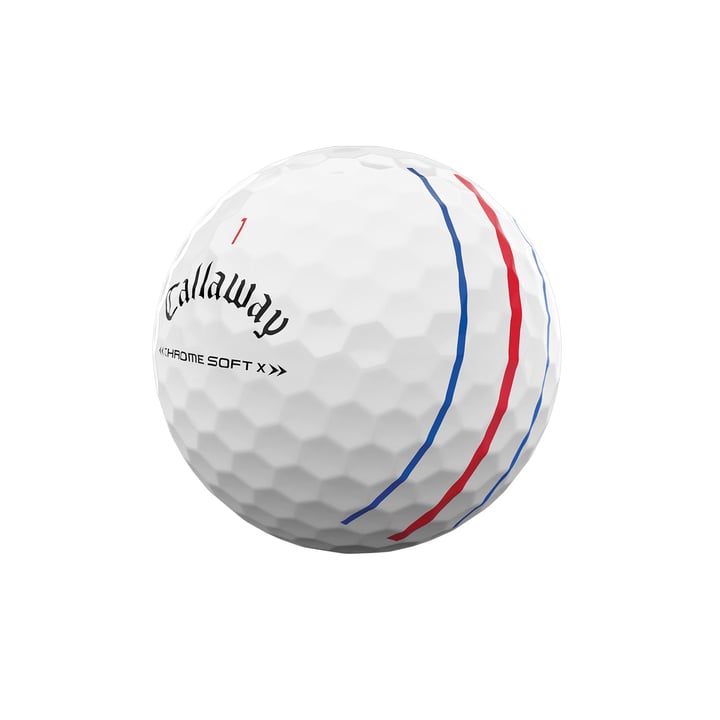 Chrome Soft X Triple Track 22 Hvid Callaway