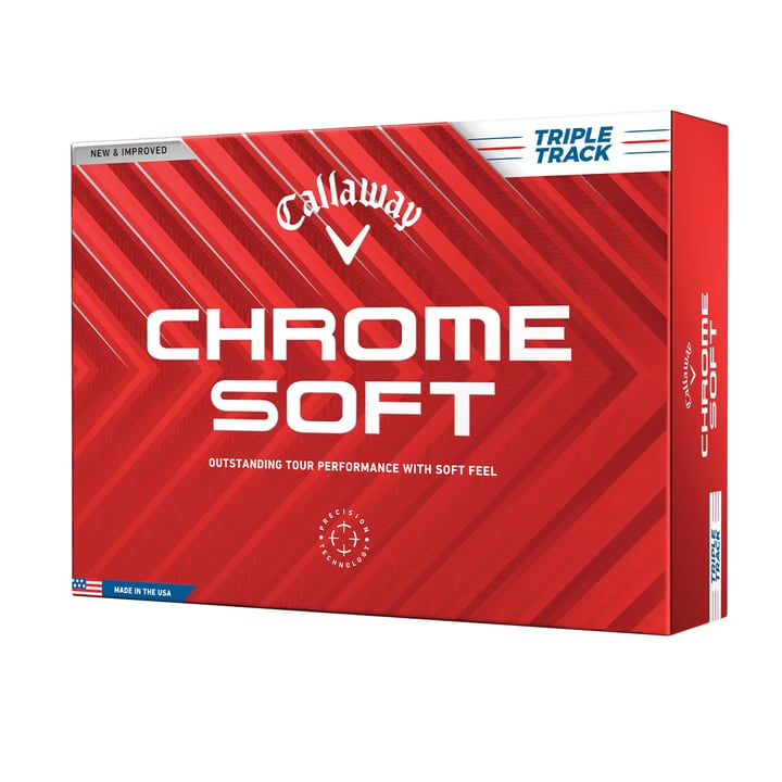 Chrome Soft Triple Track - 48 balls Vit Callaway
