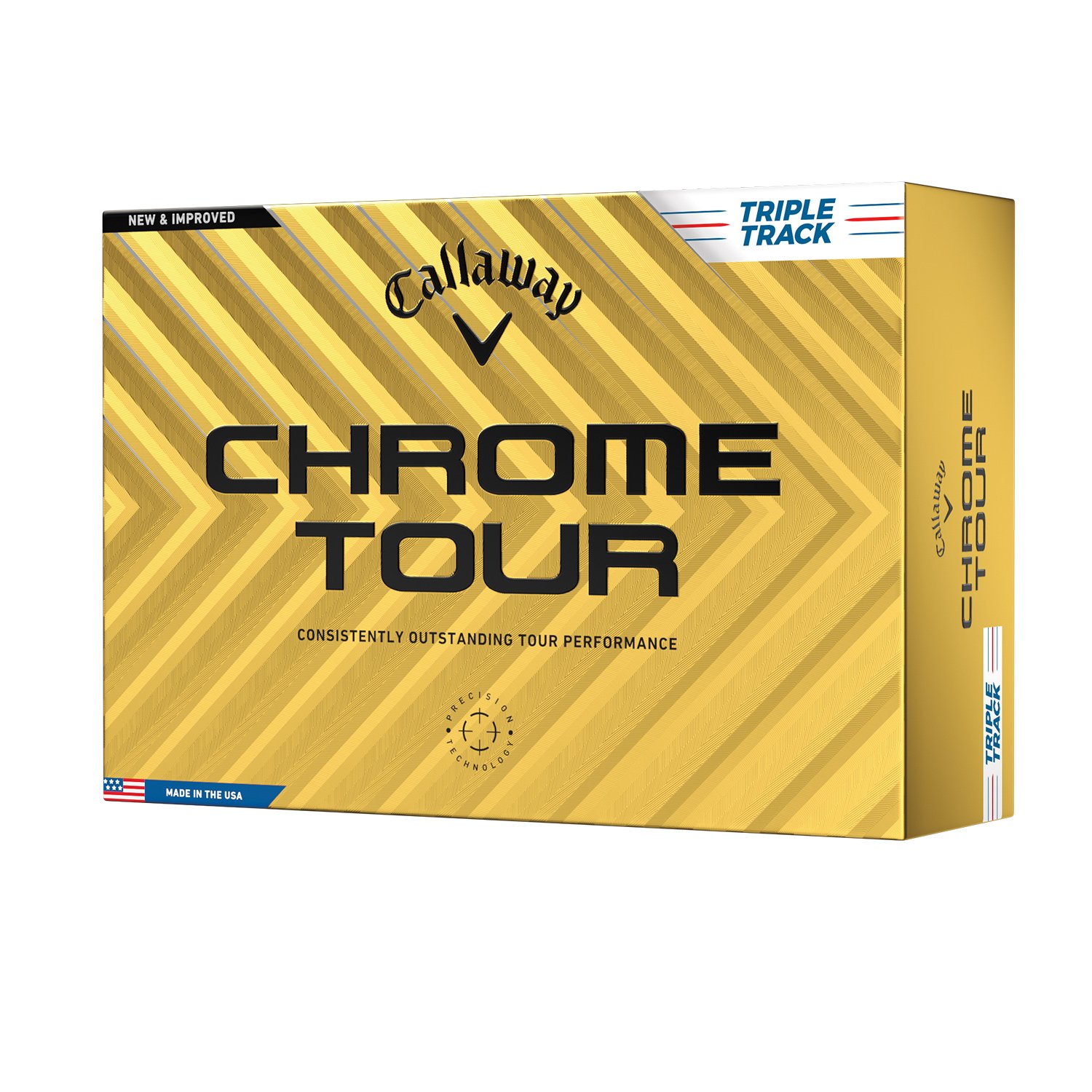 Chrome Tour Triple Track Brick 24 White Callaway