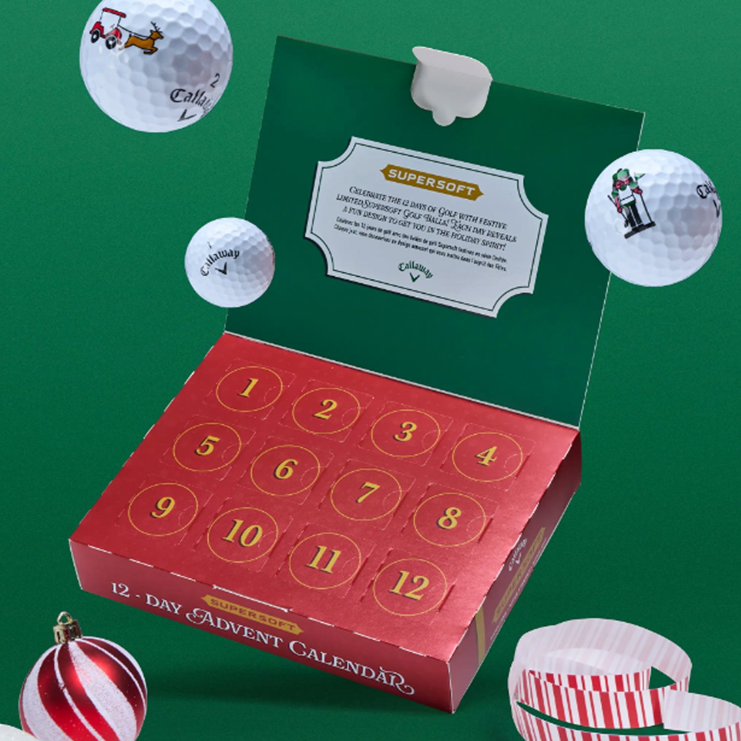Supersoft 12-Day Advent Calendar Callaway Supersoft 12-Day Advent Calendar Callaway