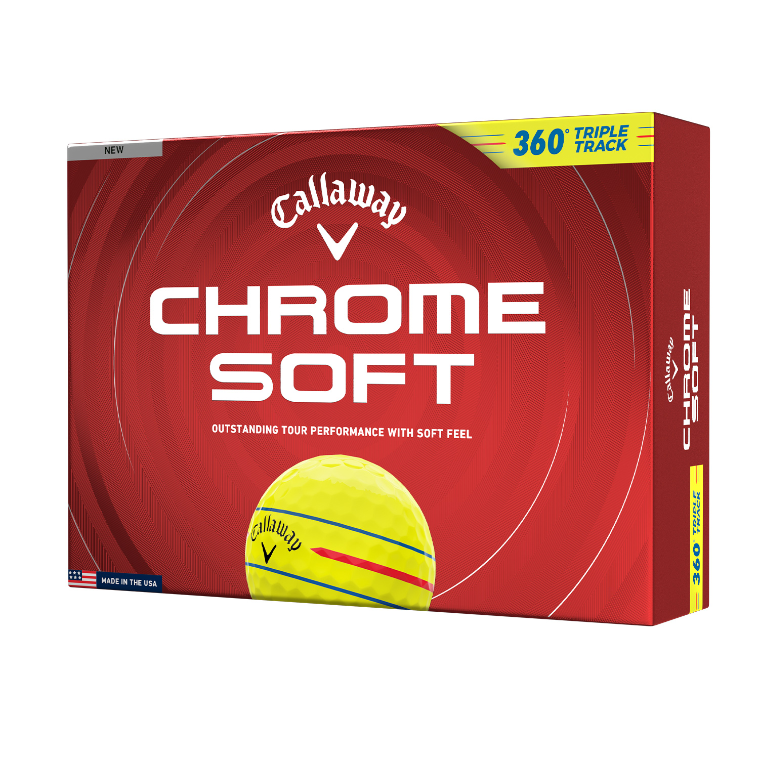 Chrome Soft 360 Triple Track Gelb