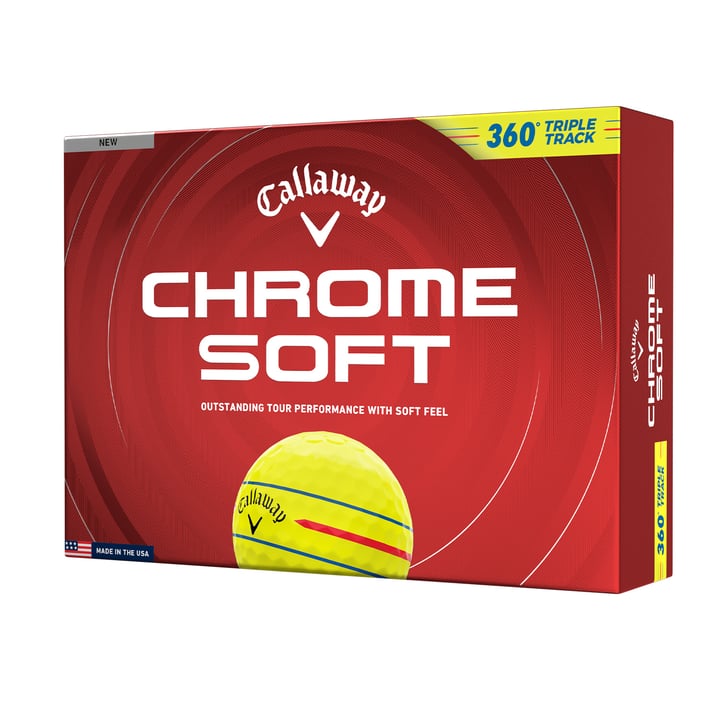 Chrome Soft 360 Triple Track Gul Callaway