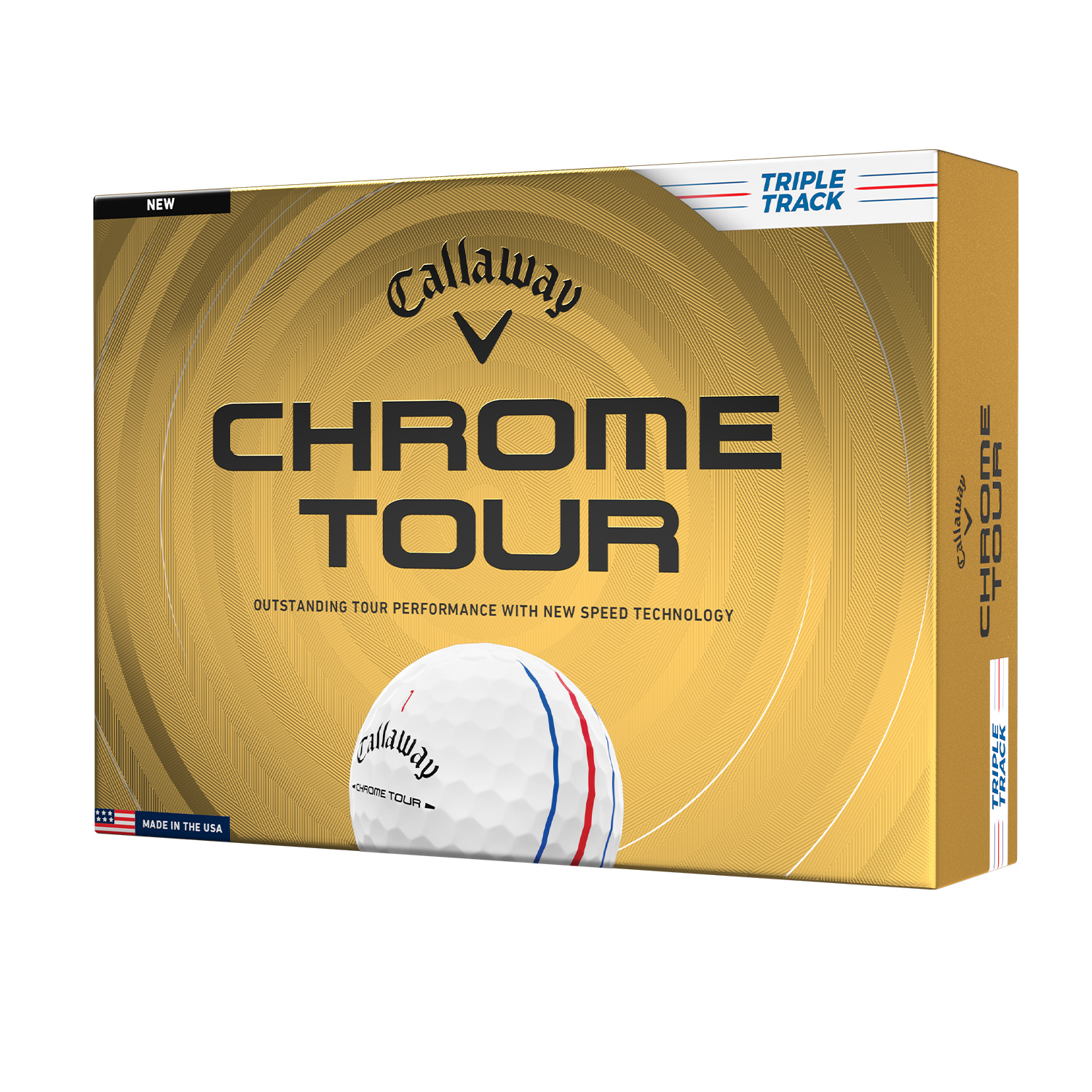 Chrome Tour Triple Track Weiß