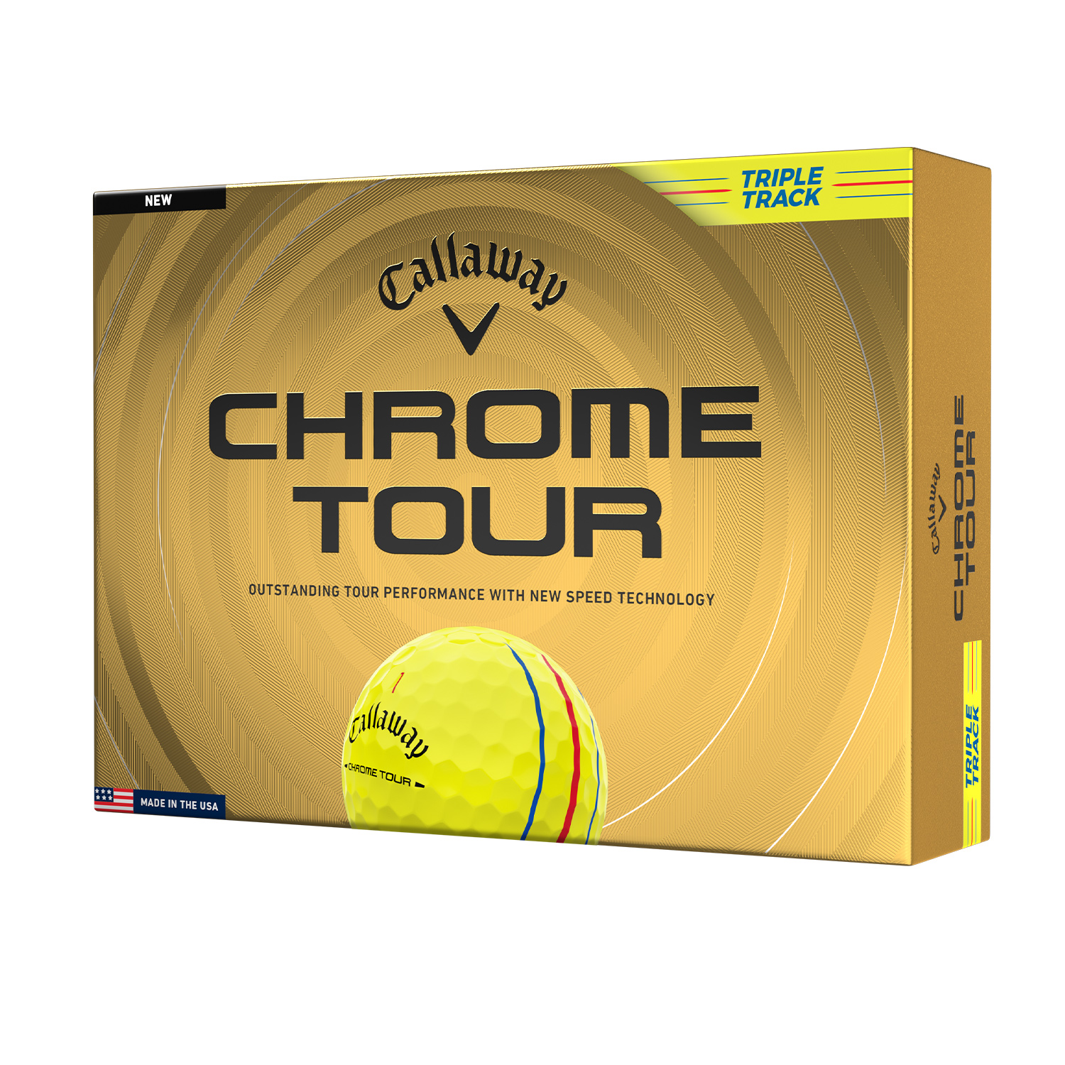Chrome Tour Triple Track Gelb