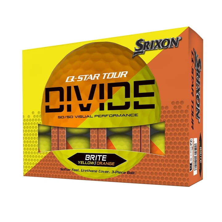 Q-Star Tour Divide Gul Orange Srixon