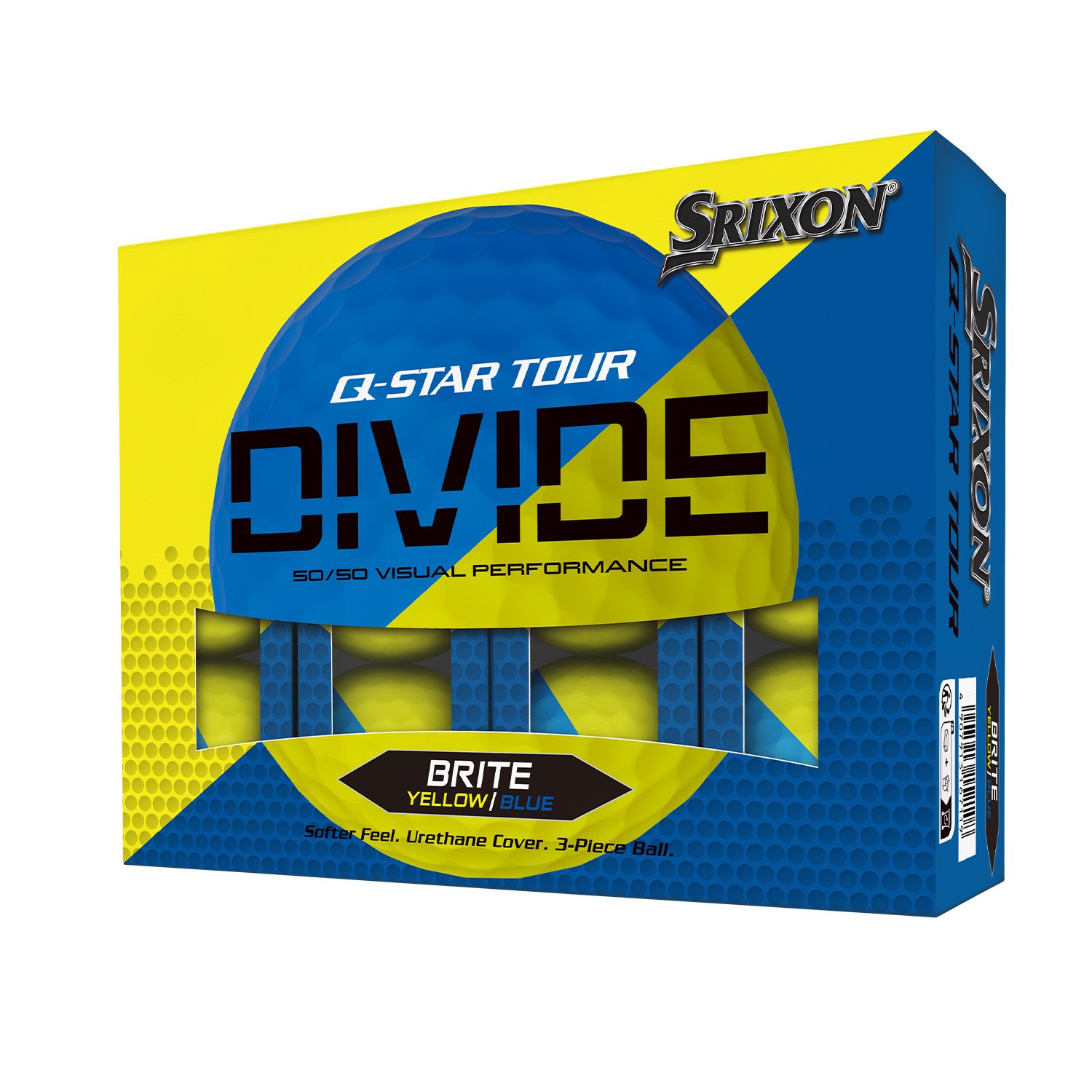 Q-Star Tour Divide Yellow Blue Srixon