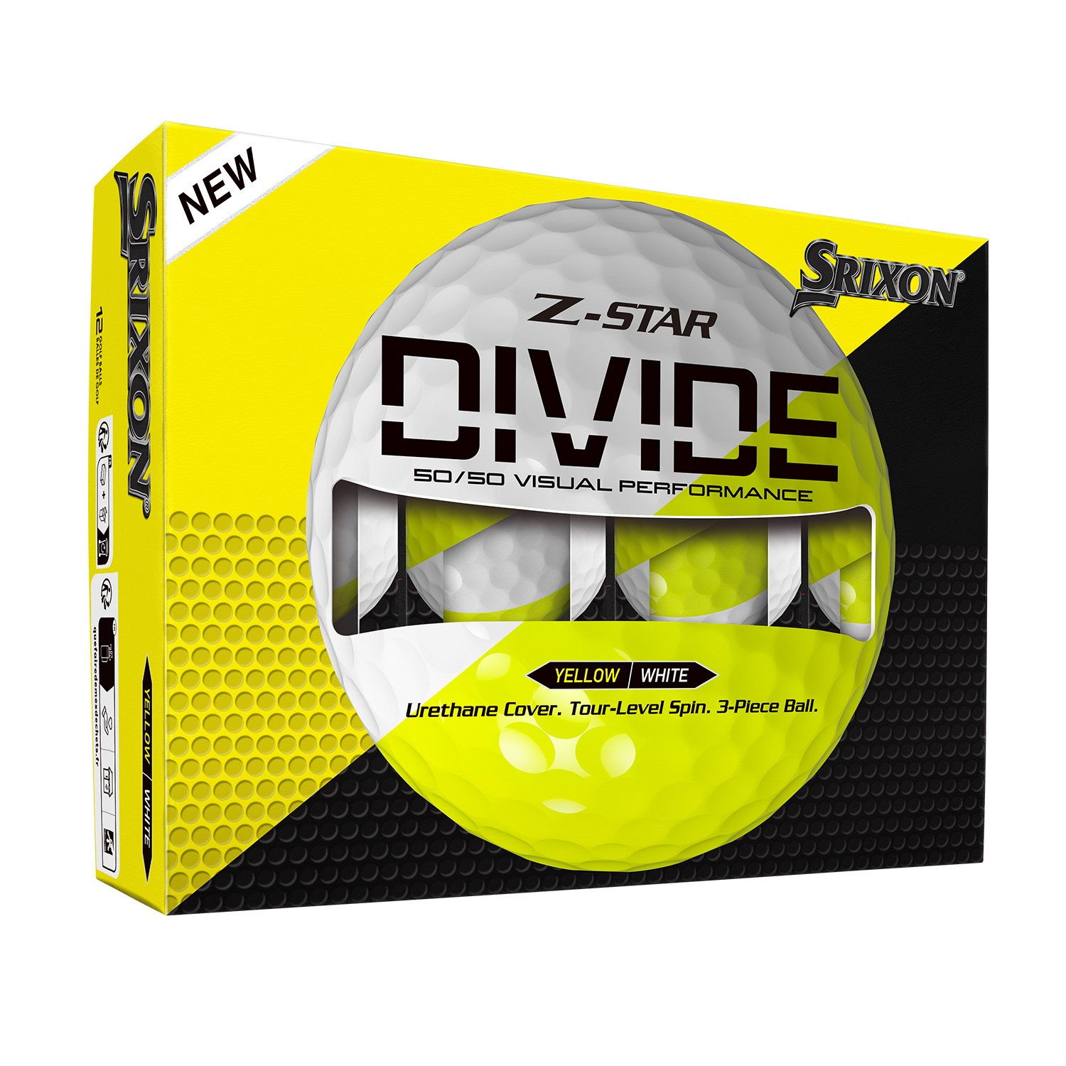 ZS9 Divide Blanche Jaune Srixon