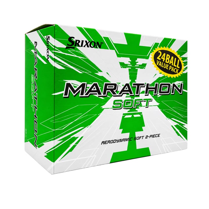 Marathon Soft DoublePack Hvid Srixon