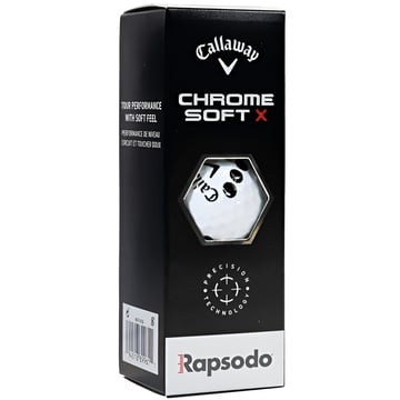 Rapsodo Chrome Soft X RPT 3-pack Callaway