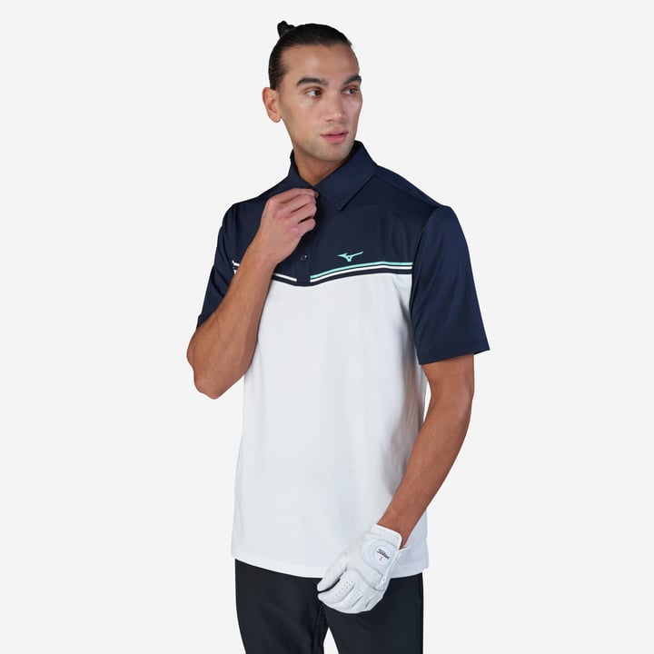 Elite Bloc Polo Hvid Mizuno