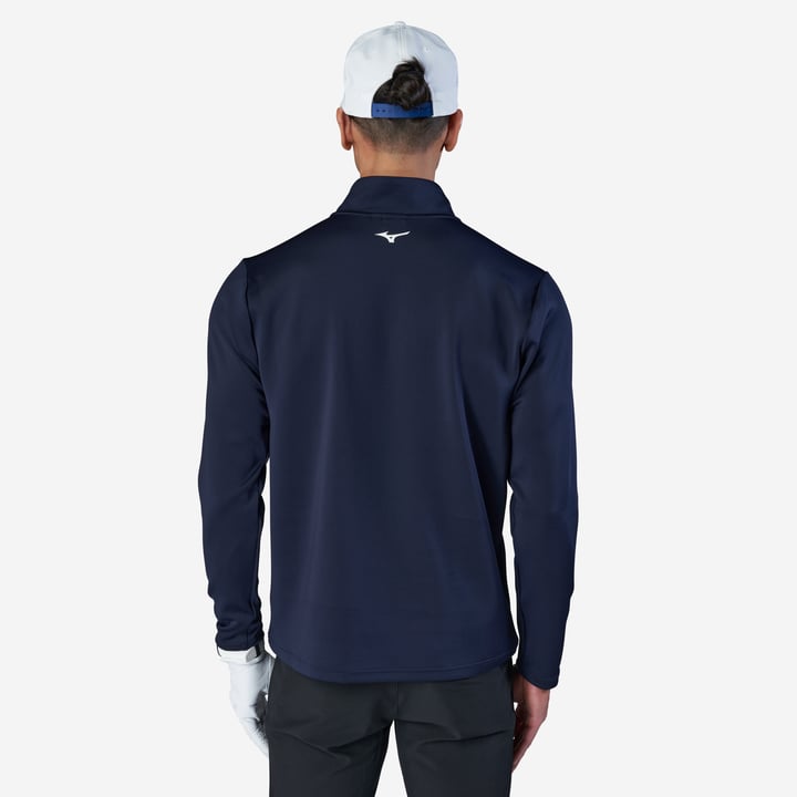 Breeze T-Stripe 1/4 Zip Blå Mizuno