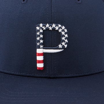 Pars & Stripes P Snapback Cap Blau Puma