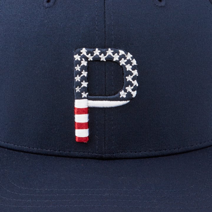 Pars & Stripes P Snapback Cap Blau Puma