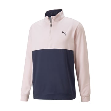 Gamer Colorblock 1/4 Zip Pink Puma