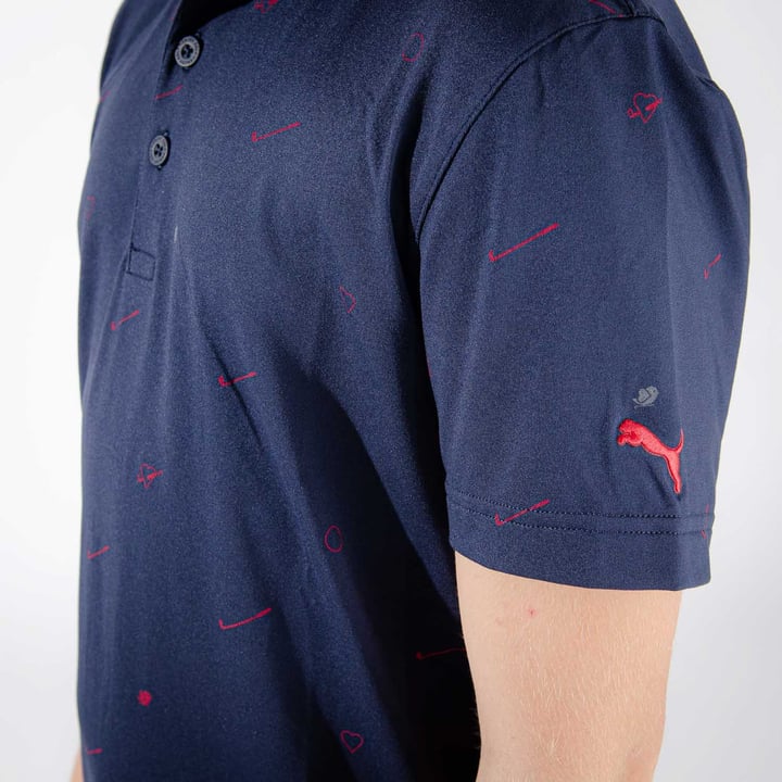Boys Cloudspun Love Golf Blau Puma