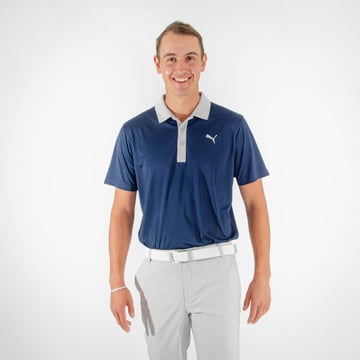 Gamer Polo Blau Puma