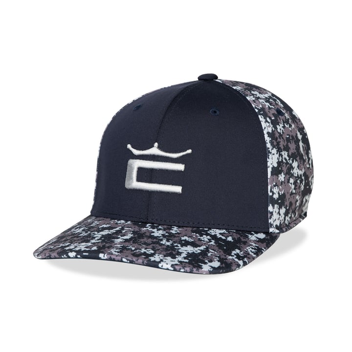 Camo Crown C Snapback Cap Blau Cobra