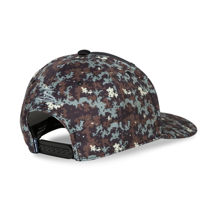 Camo Crown C Snapback Cap Svart Cobra