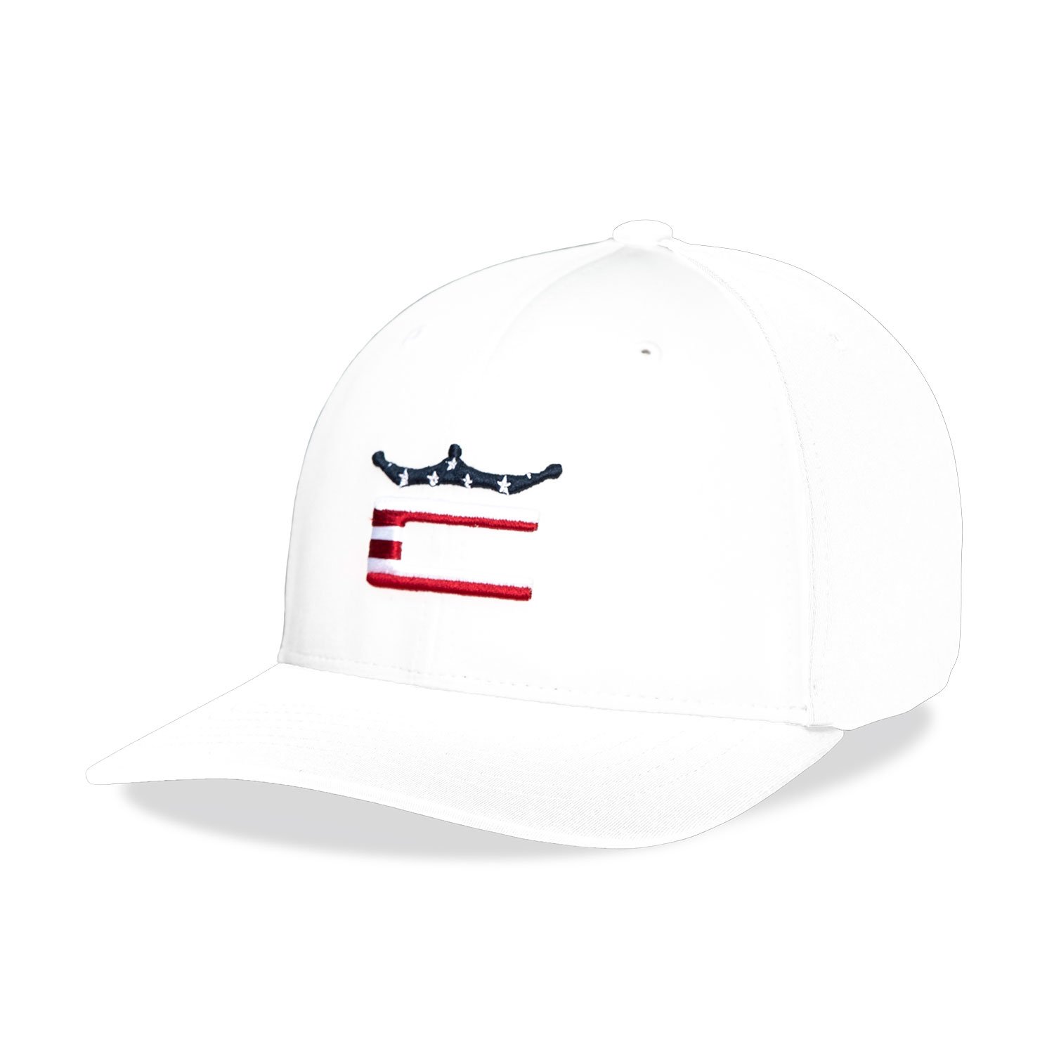 Stars And Stripes Crown C Snapback Cap Hvid