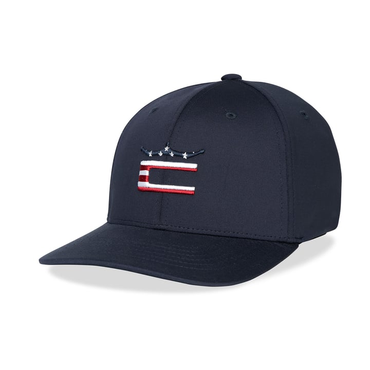 Stars And Stripes Crown C Snapback Cap Blå Cobra