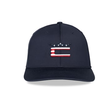 Stars And Stripes Crown C Snapback Cap Blå Cobra