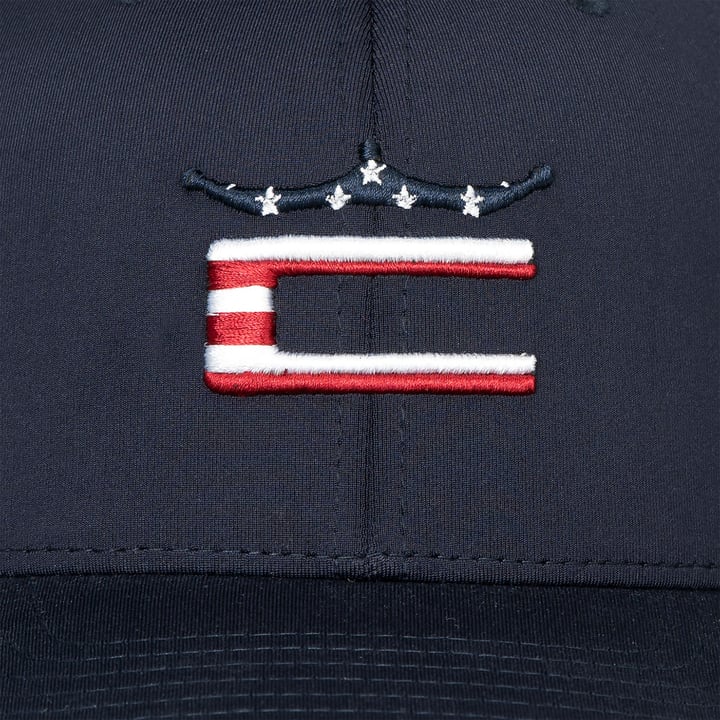 Stars And Stripes Crown C Snapback Cap Blå Cobra